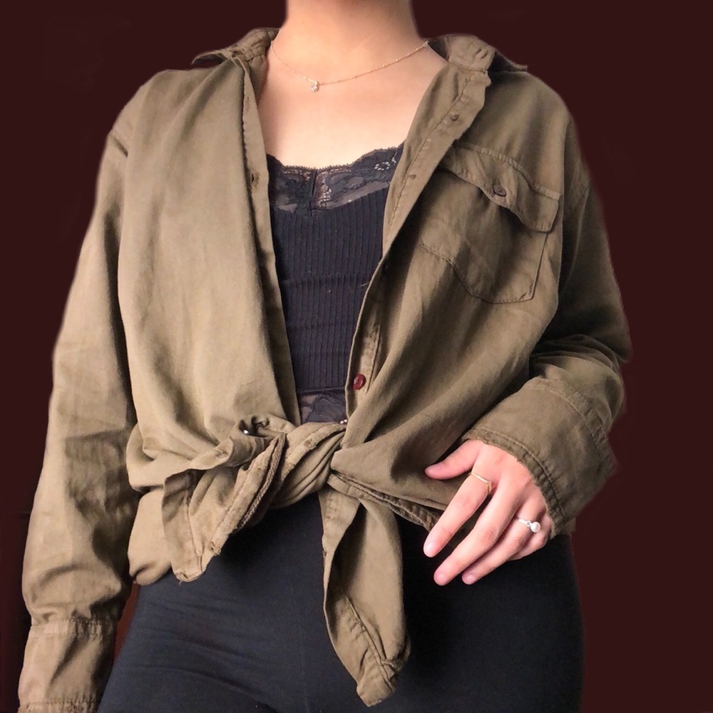 Oversized Button Down Shirt